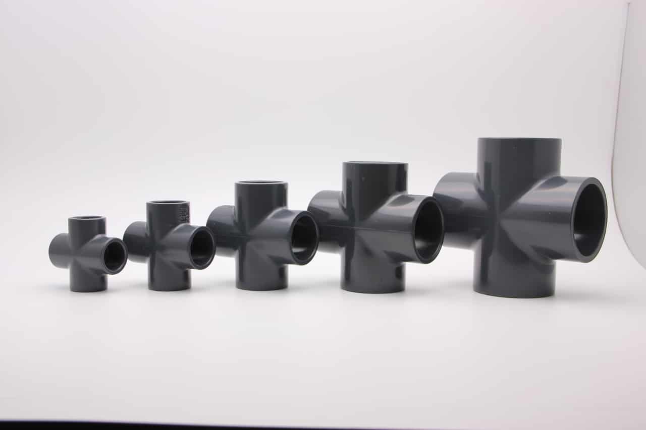 Grey DIN 4 Way Cross-1