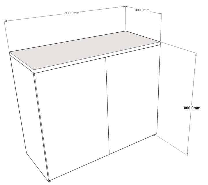 Aquatica 160 Aquarium Set White-2