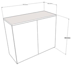 Aquatica 160 Aquarium Set White-2