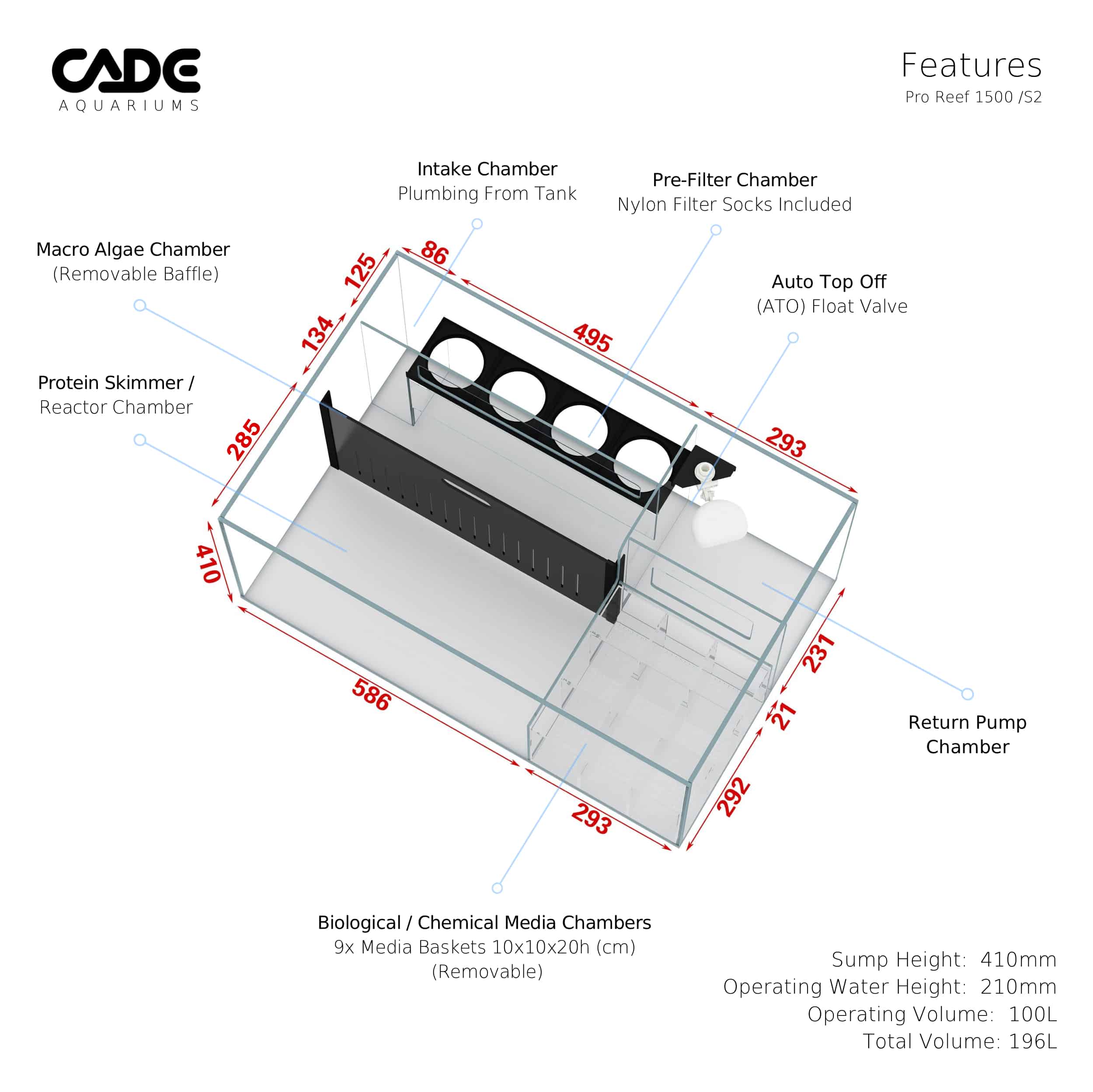 CADE PRO REEF S2 1500-13