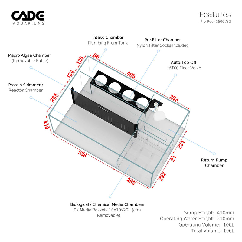 CADE PRO REEF S2 1500-13