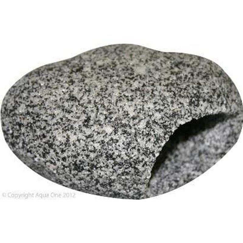 Ornament Cave Round Medium 12x9x6.5cm Granite-1