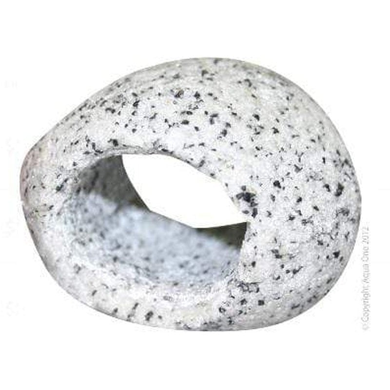 Aqua One Ornament Cave Round Small 9.5x8.5x5.3cm Marble-1