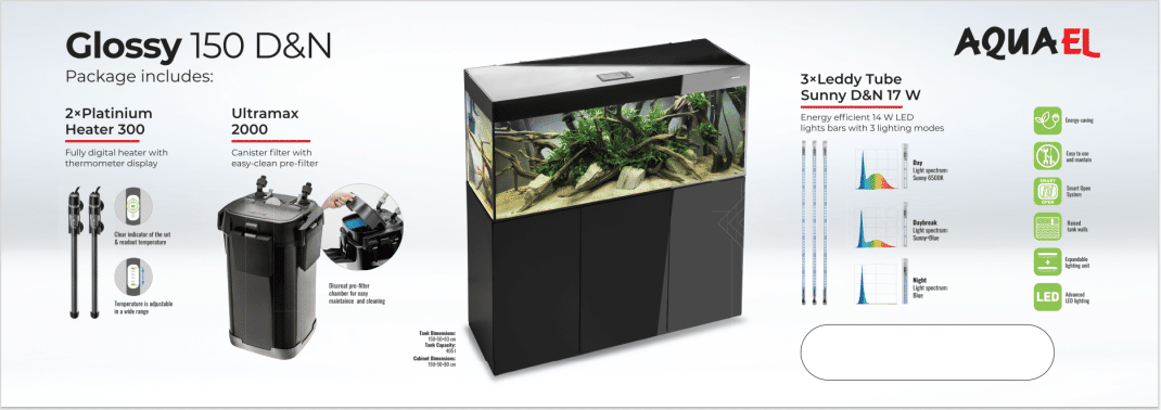 Aquael Glossy 150 Black Package-1