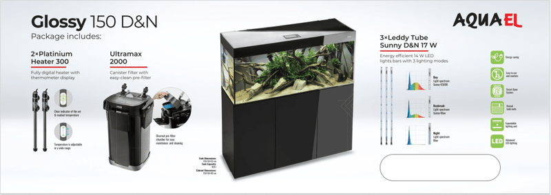 Aquael Glossy 150 Black Package-1