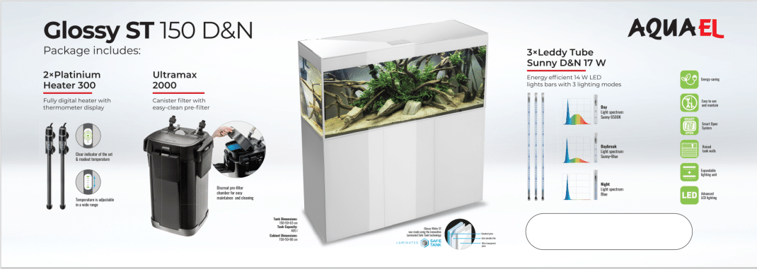 Aquael Glossy 150 White Package-1
