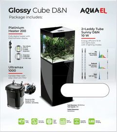 Aquael Glossy Cube Black Package-1
