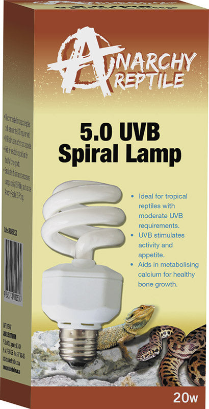 Anarchy 5.0 UVB Spiral Lamp 20w-1