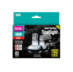 Arcadia Twin Pack - Solar Basking Spot 100w x 2-1
