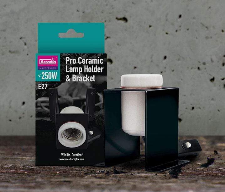 Arcadia Ceramic Lamp Holder Plus Bracket PRO <250W-1