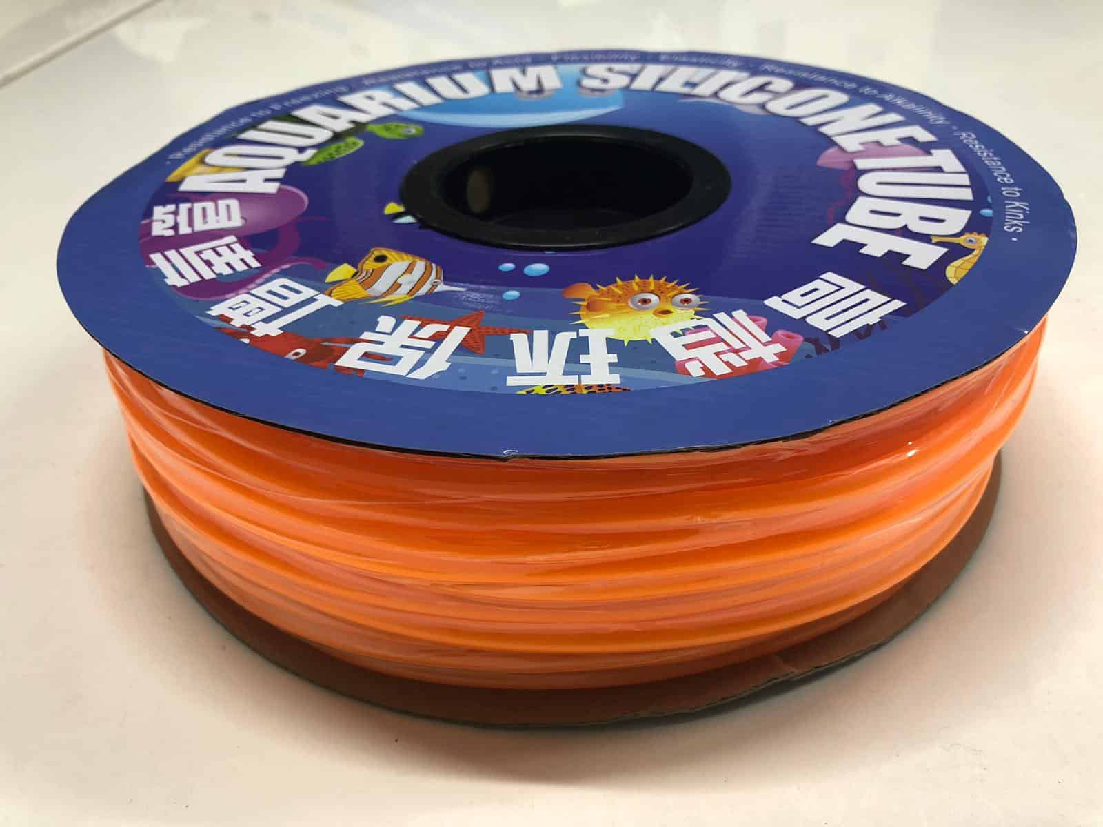 Silicone Airline Tubing Fluro Orange-1