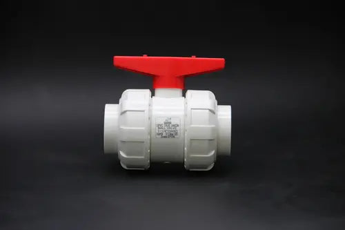 White DIN True Union Ball Valve-1