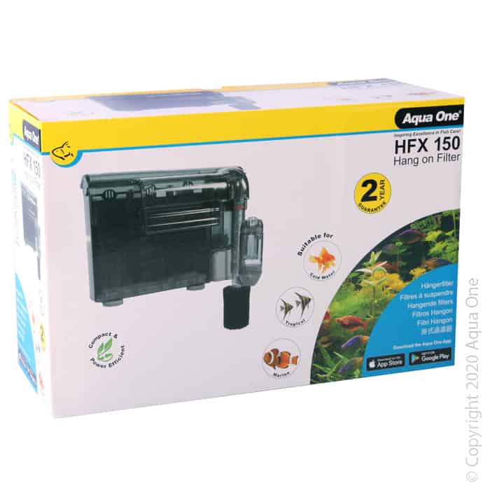 Aqua One HFX 150 Hang On Filter (150L, 500L/h)-1