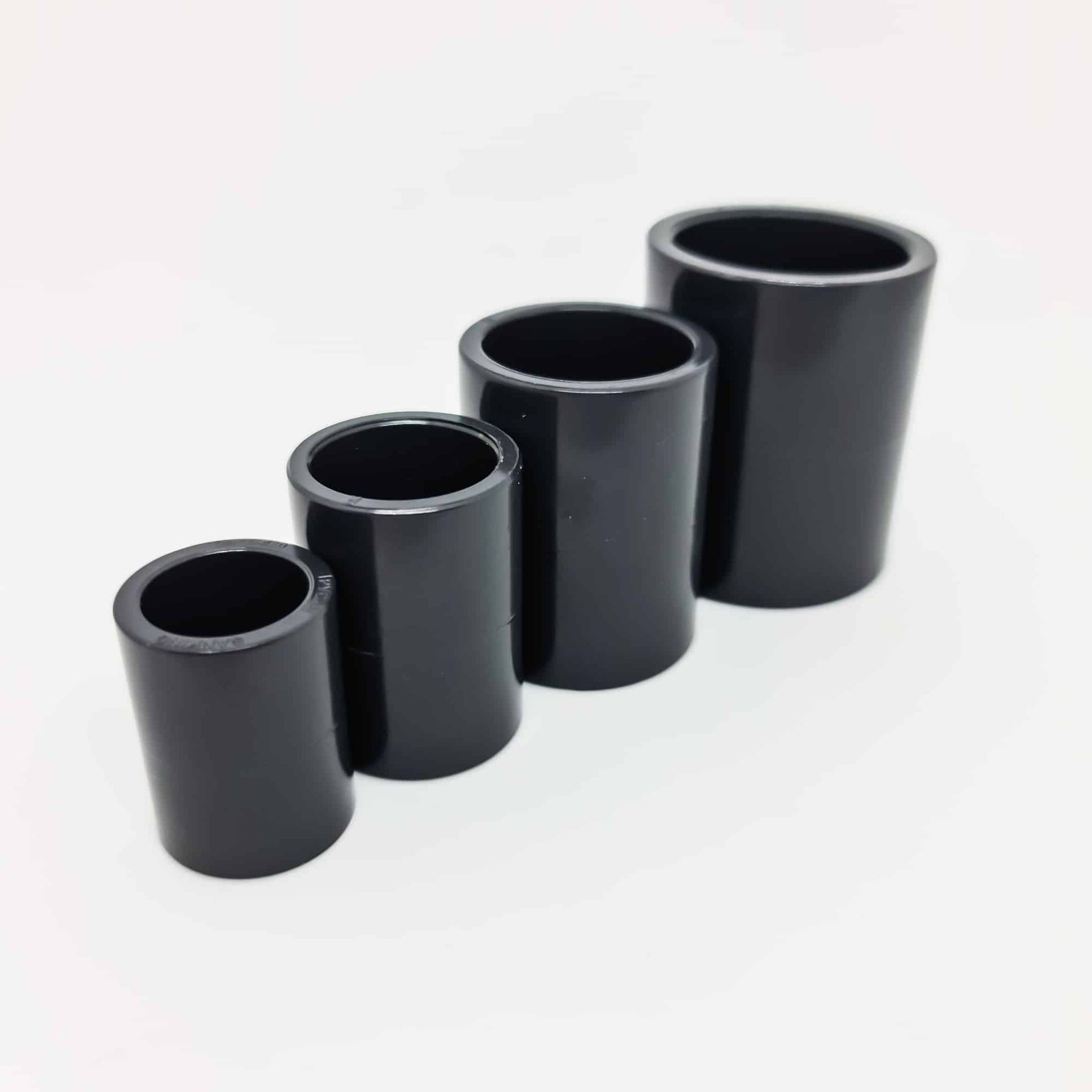 Grey DIN UPVC Coupling-1
