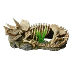 Bioscape Dinosaur Skeleton with Plant 25.5 x 12cm-1