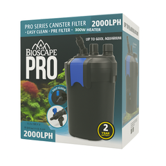 Bioscape Pro Canister 2000 L/PH w/Inbuilt Heater-1