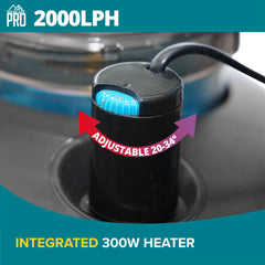 Bioscape Pro Canister 2000 L/PH w/Inbuilt Heater-5