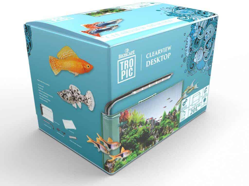 Bioscape Tropic Clearview Desktop Aquarium 20L