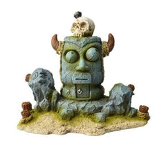 Bioscape Viking Tiki Statue wSkull 13.5 x 10.5 cm-1