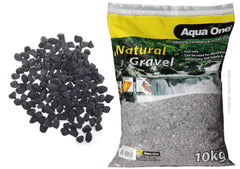 Aqua One Natural Gravel Phantom Black 10kg-1