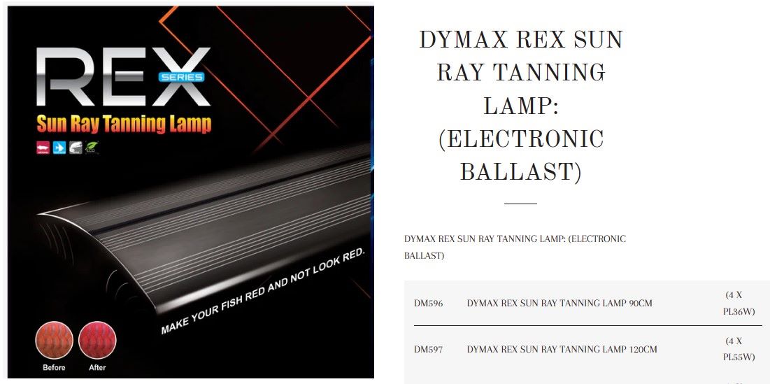 Dymax Rex Sun Ray Tanning Lamp 90cm-1