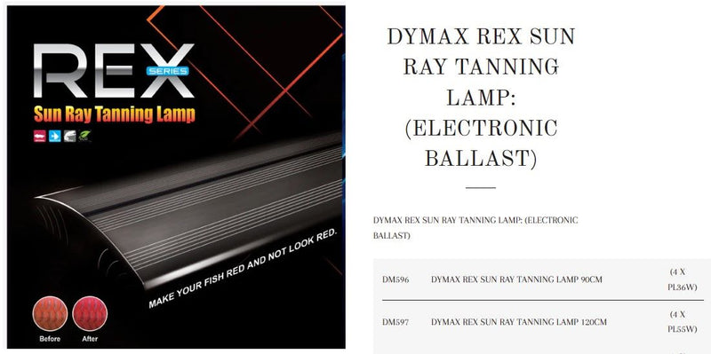 Dymax Rex Sun Ray Tanning Lamp 90cm-1
