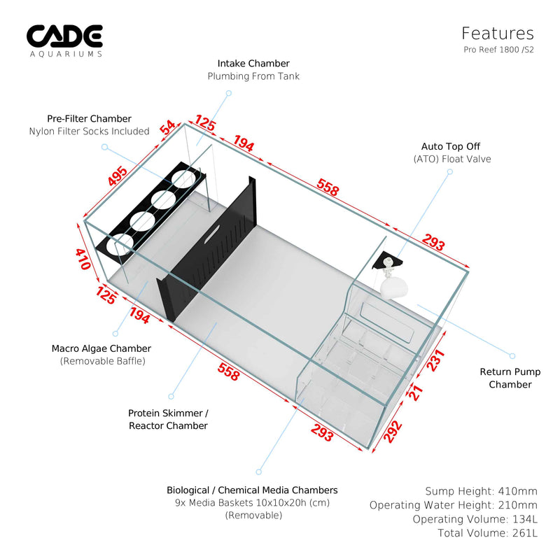 CADE PRO REEF S2 1800-13