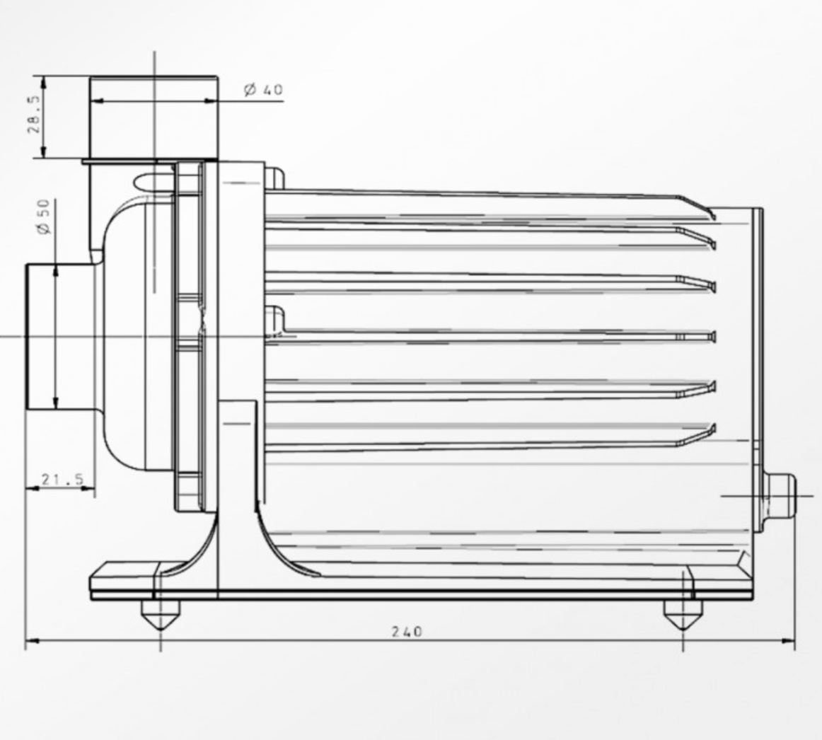 Abyzz A400 AU Water Pump 3m-7
