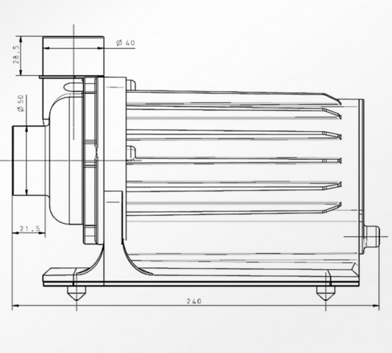 Abyzz A400 AU Water Pump 3m-7