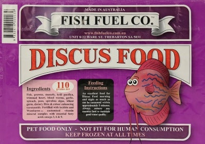 Fish Fuel Co Frozen Discus Food 110g-1