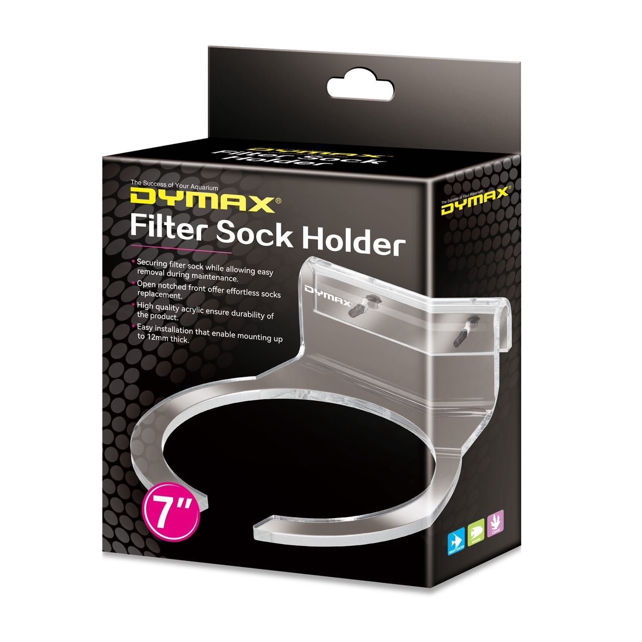 Dymax Single Filter Sock Holder 7″-1