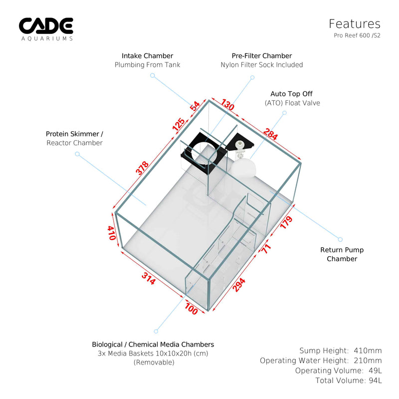 CADE PRO REEF S2 600-13