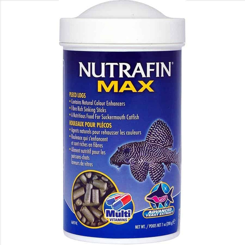 Nutrafin Max Pleco Algae Logs 200g Catfish Food-1