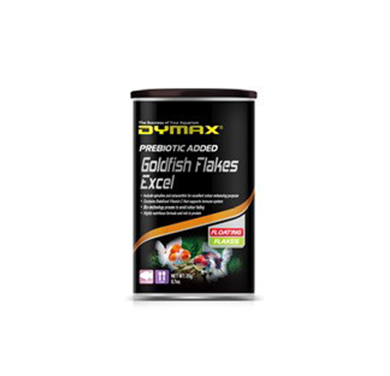 Dymax Goldfish Flakes Excel 20g Floating Flakes