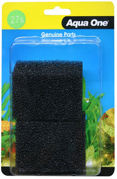 AQUA ONE SPONGE 27S - 2 PACK FOR MAXI 103F INTERNAL FILTER (25027S)-1
