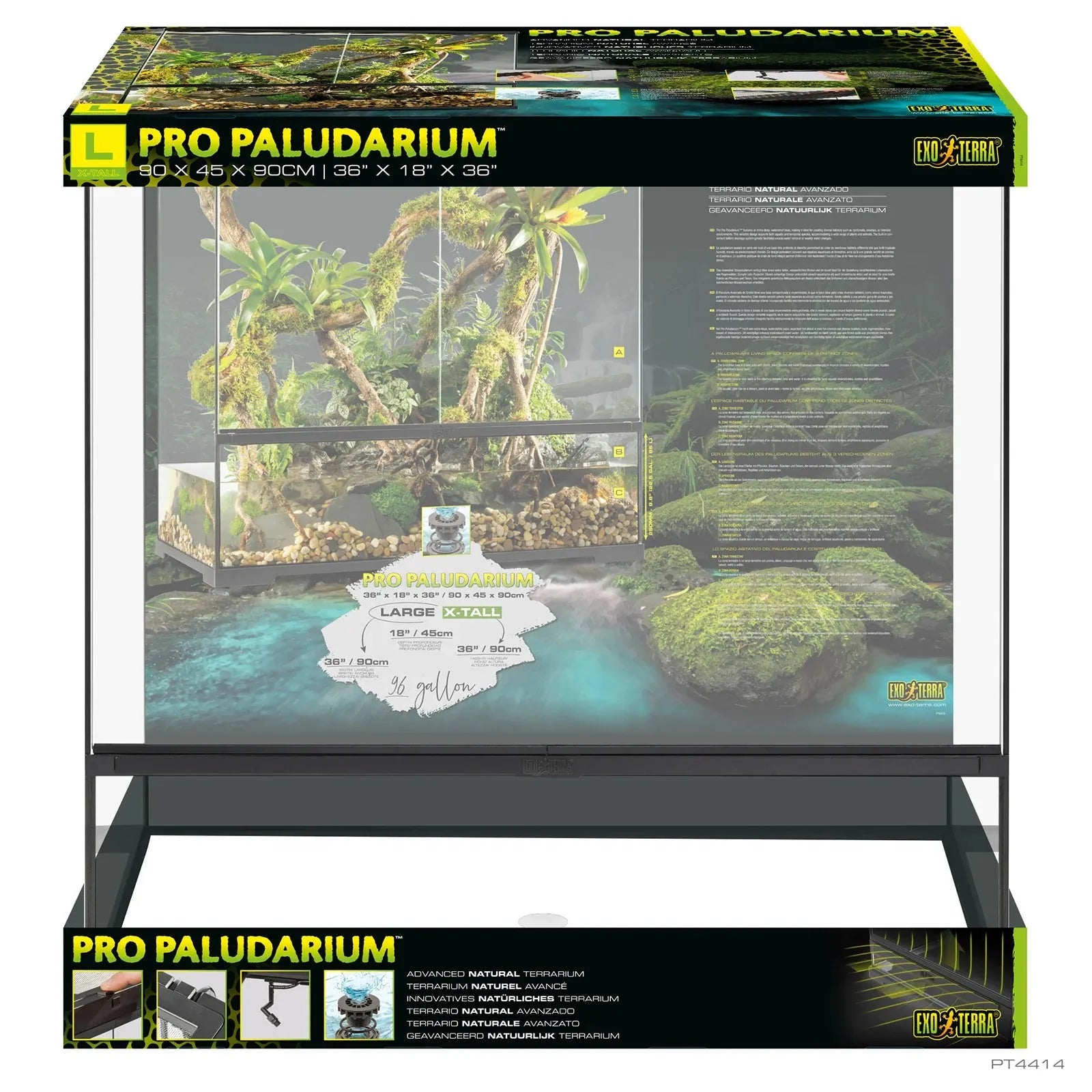Exo Terra Pro Paludarium Large/X-Tall 90 x 45 x 90cm-1