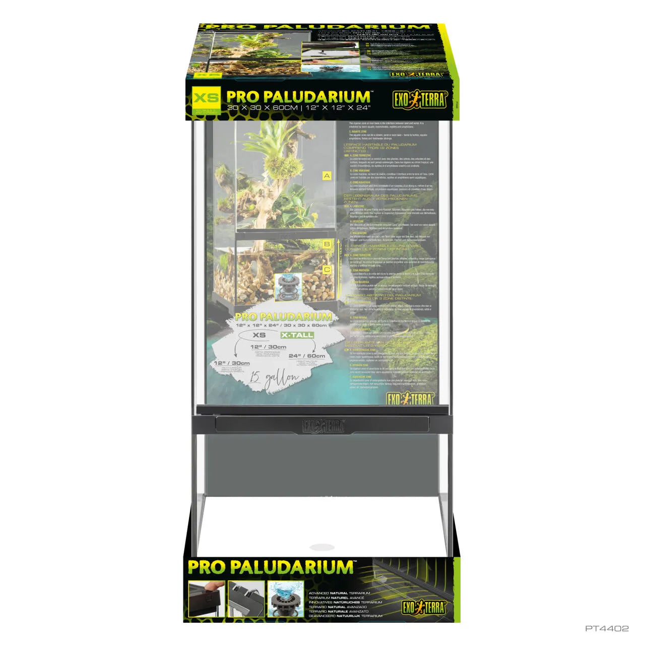 Exo Terra Pro Paludarium X-Small/ X-Tall 30 x 30 x 60cm