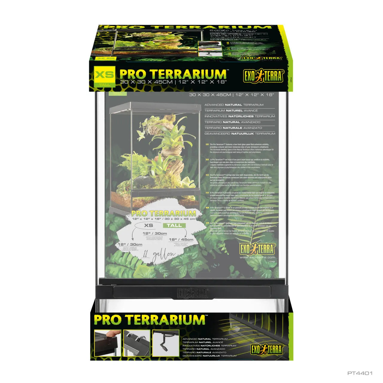 Exo Terra Pro Terrarium X-Small/ Tall 30 x 30 x 45cm-1