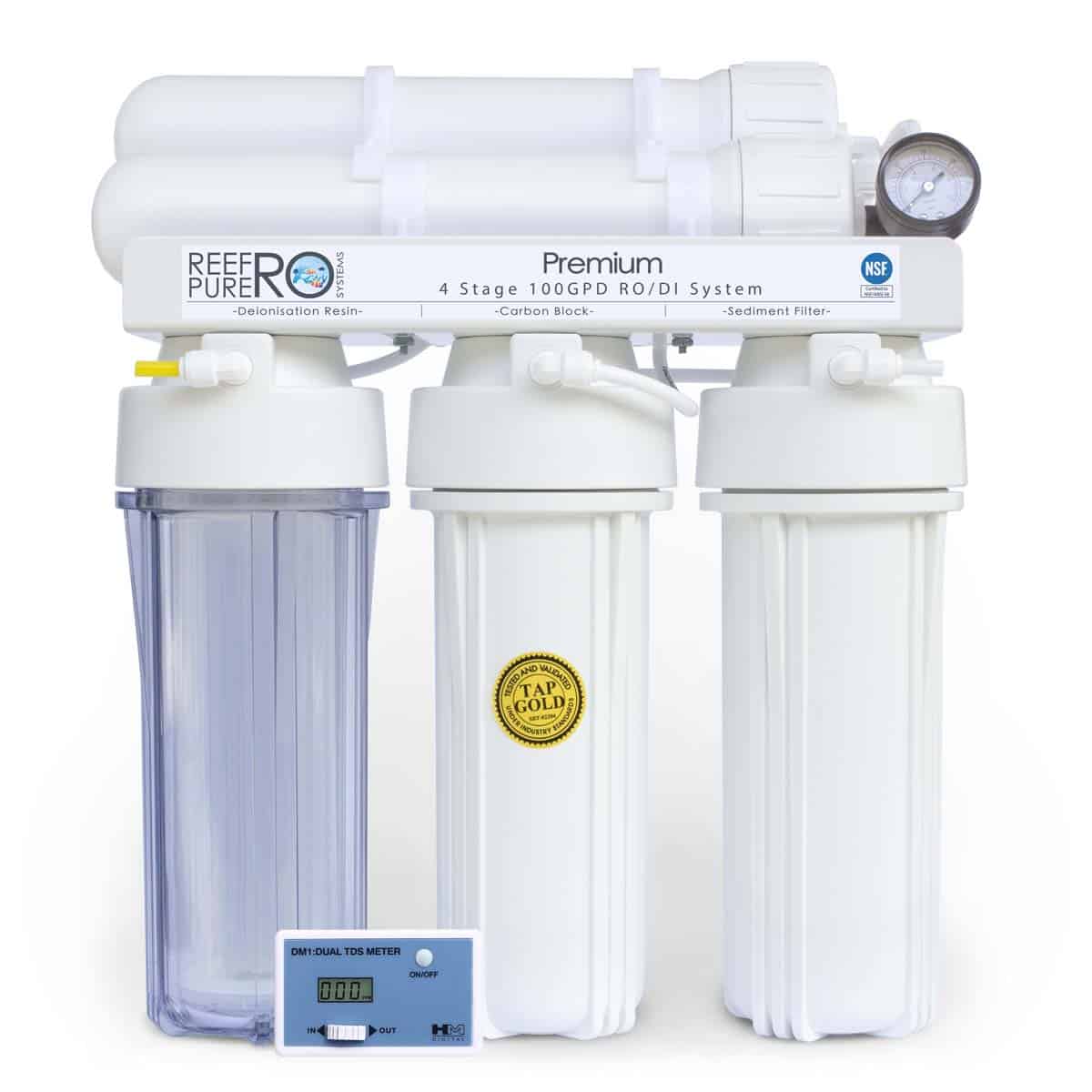 4 Stage 100GPD Premium RO/DI System-1