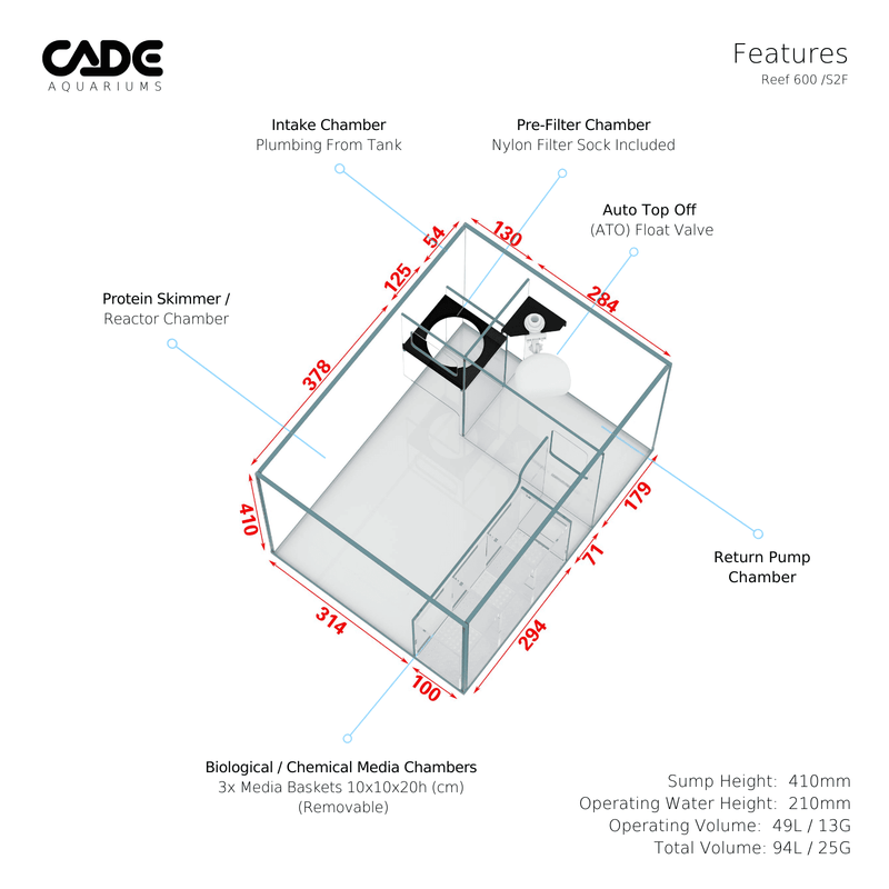 CADE PRO REEF S2/F 600-28