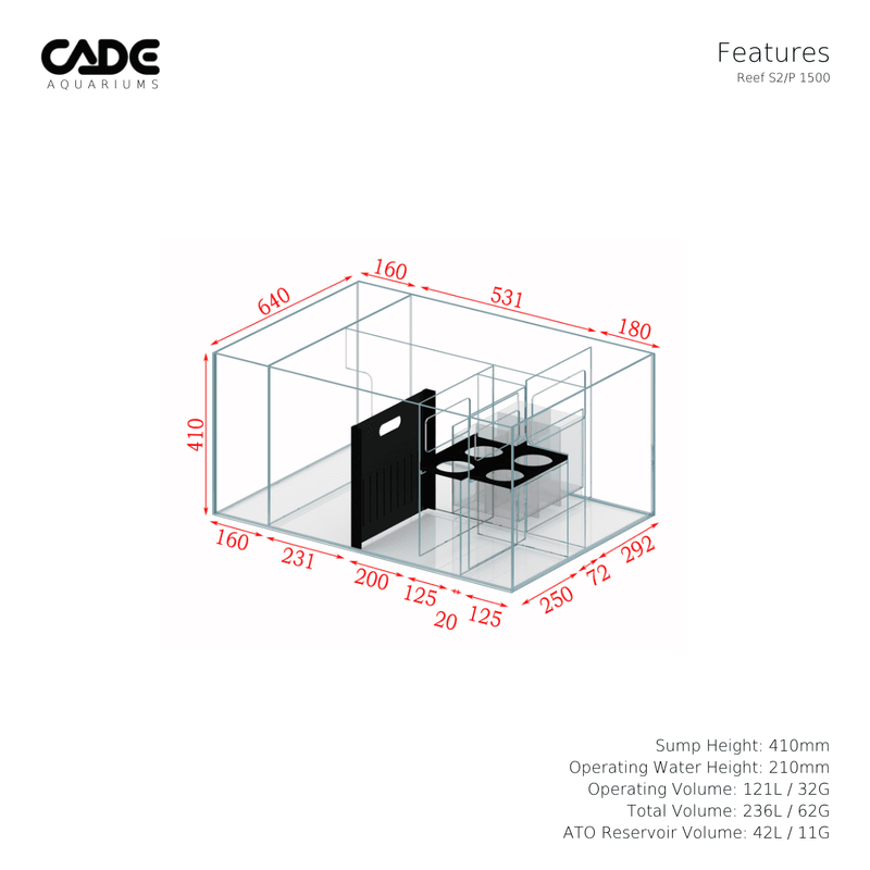 CADE PRO REEF S2/P 1500-19