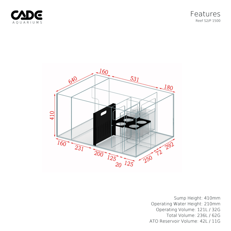 CADE PRO REEF S2/P 1500-9