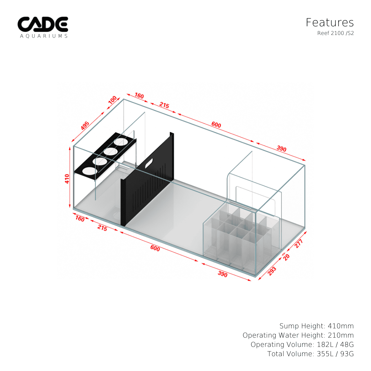CADE PRO REEF S2 2100-20