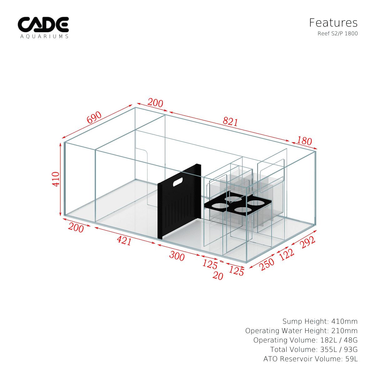 CADE PRO REEF S2/P 1800-20