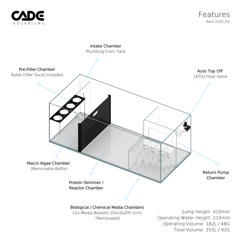 CADE PRO REEF S2 2100-9