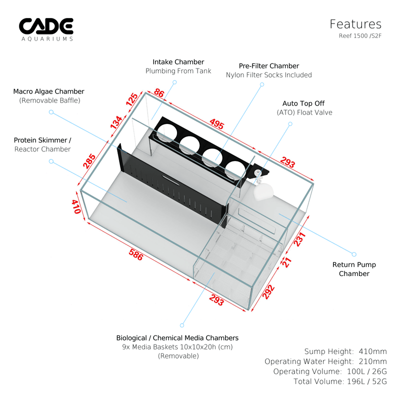 CADE PRO REEF S2/F 1500-8