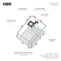 CADE PRO REEF S2/F 900-8