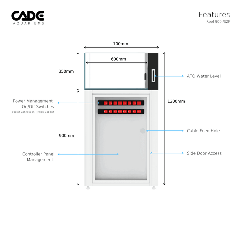 CADE PRO REEF S2/F 900-26