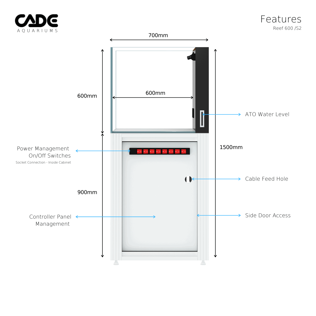 CADE PRO REEF S2 600-19
