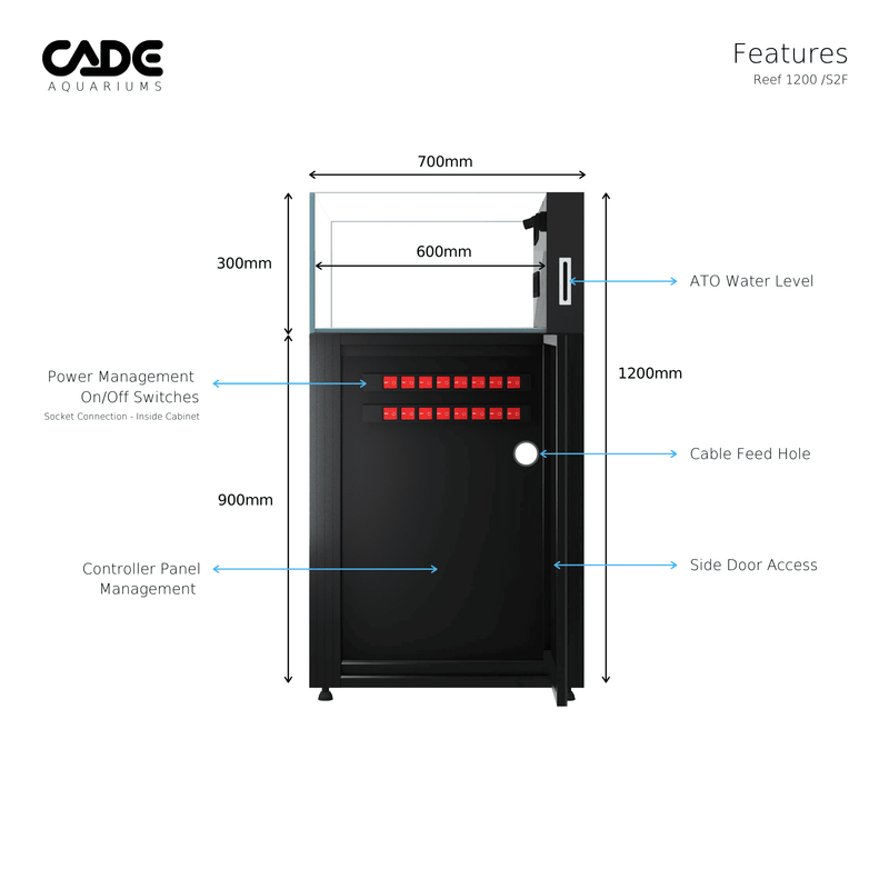 CADE PRO REEF S2/F 1200-6